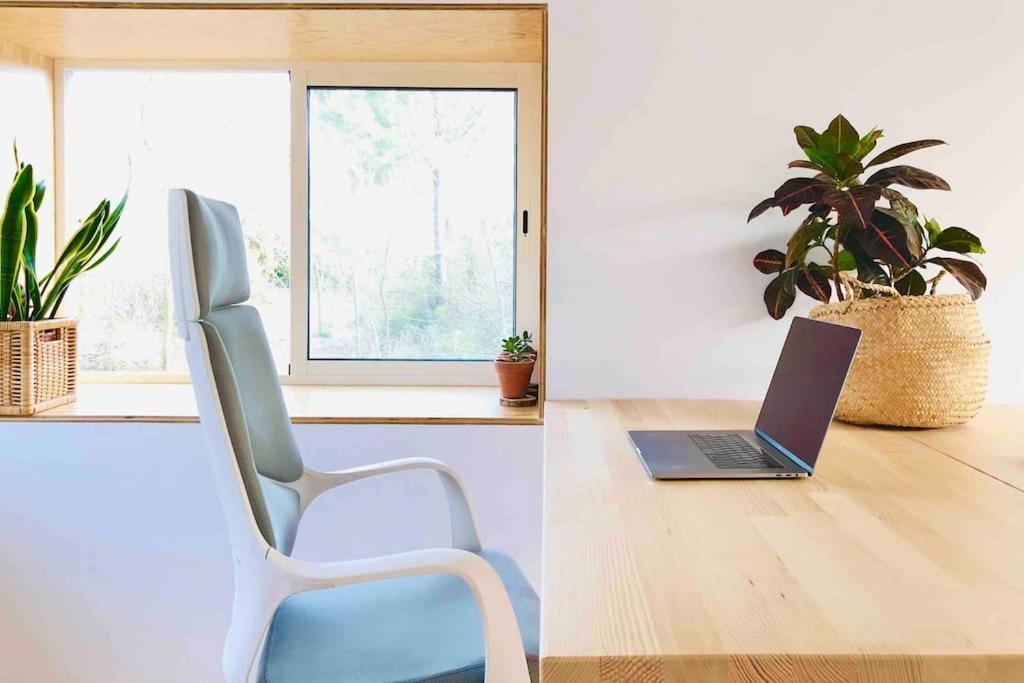 Eco Tiny Home & Office For Digital Nomads Vallmoll Eksteriør billede