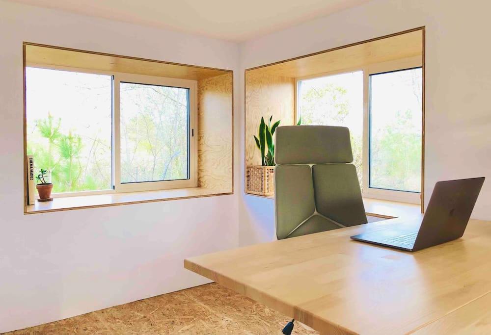 Eco Tiny Home & Office For Digital Nomads Vallmoll Eksteriør billede